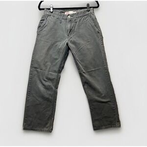 Levi‎ 505 Straight Leg 16 Regular 28x28 Gray Boys Jeans